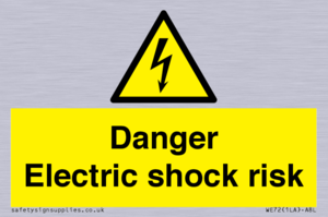 Danger Electric shock risk